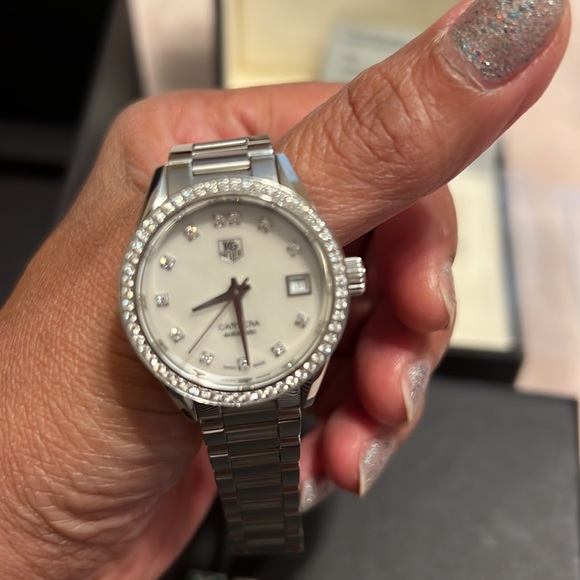 * sold *Tag Heuer diamond watch - Picture 8 of 11